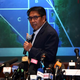 Dato’ Azharuddin Abdul Rahman, director general of the Malaysian Department of Civil Aviation, briefs media over missing Malaysia Airline MH370 in Kuala Lumpur, Malaysia, March 10, 2014
How Foo Yeen/Getty Images